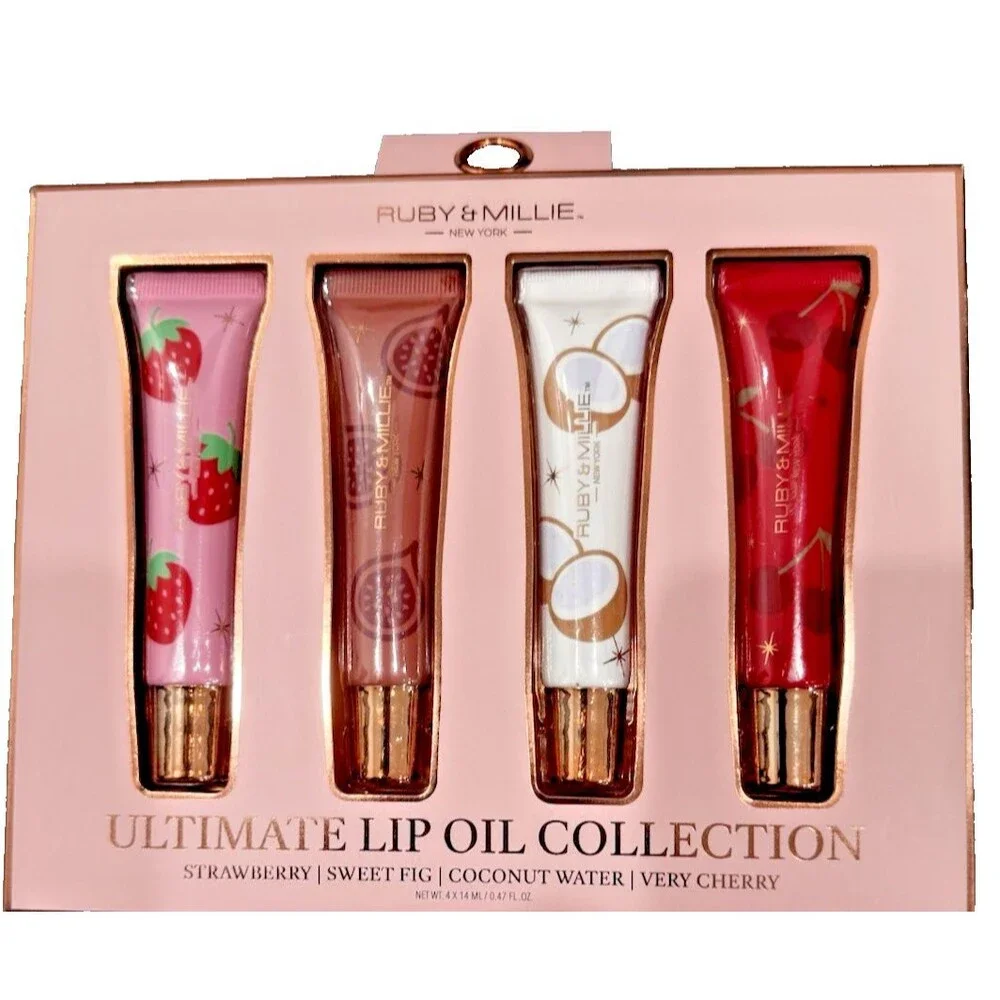 Ruby & Millie Ultimate Lip Oil Collection 4 Pc Set